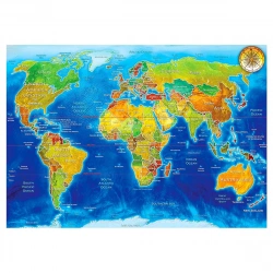 KS PUZZLE 1500 WORLD POLİTİCAL MAP