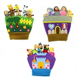 KZLKY ELDİVEN ŞEKİLLİ PARMAK KUKLA