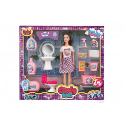 LAVABO VE TEMİZLİK SETLİ BEBEK