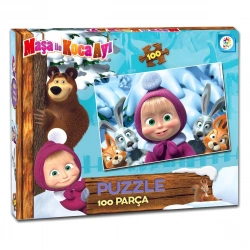 LÇ MAŞA KOCA AYI 100 PRÇ KUTU PUZZLE