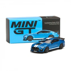 MINI GT FORD MUSTANG SHELBY GT 500 FORD BLUE