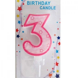 RAKAM MUM SİMLİ PEMBE 3