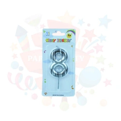 RAKAM MUM GÜMÜŞ SİYAH 8