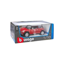BURAGO 1/18 MİNİ COOER 2001 KRMZ.