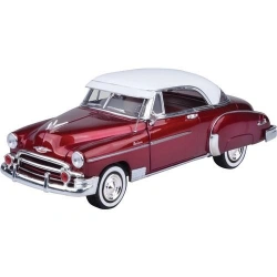 MOTOR MAX 1/18 1950 CHEVY BEL AIR (KIRMIZI)