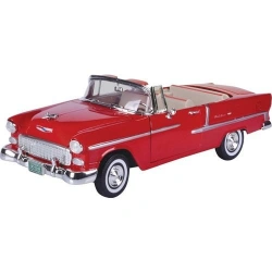 MOTOR MAX 1/18 1955 CHEVY BEL AIR (KIRMIZI)