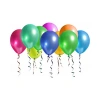 GEMAR KARIŞIK RENKLİ METALİK BALON