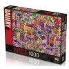 KS GAMES 1000 PARÇA PUZZLE CİTY OF COLORS