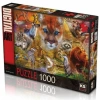 KS GAMES 1000 PARÇA PUZZLE NORTH AMERİCAN ANİMALS