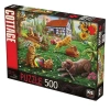 KS GAMES 500 PARÇA PUZZLE  DOGS AND CATS AT PLAY