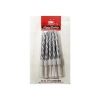 ND MUM BURGULU 8 CM 10LU GÜMÜŞ (NET)