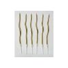 ND MUM SPİRAL 17 CM 6 LI ALTIN