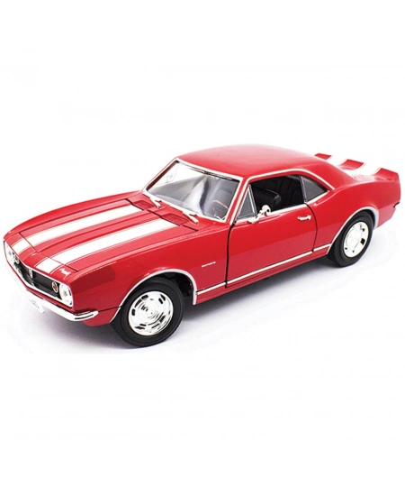 19867 CHEVROLET CAMARO Z28, RED WİTH WHİTE STRİPES
