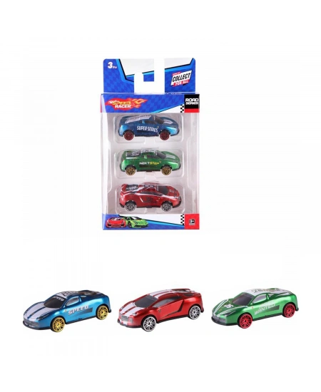 3LÜ SPEEP RACER METAL ARABA