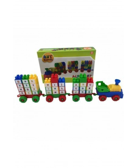 ASY ANT BLOCKS 56 PARÇA HARFLİ TREN SETİ
