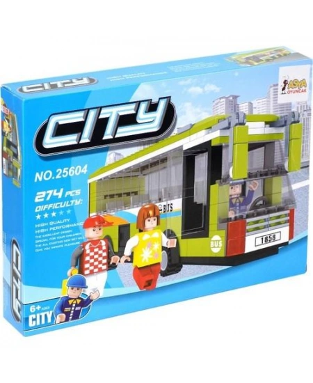 ASY ANT.BRICKS 274 PÇ.CITY SET