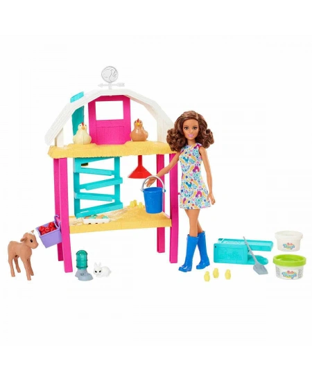 BARBIE EĞLENCELİ ÇİFTLİK HAYATI OYUN SETİ DHL