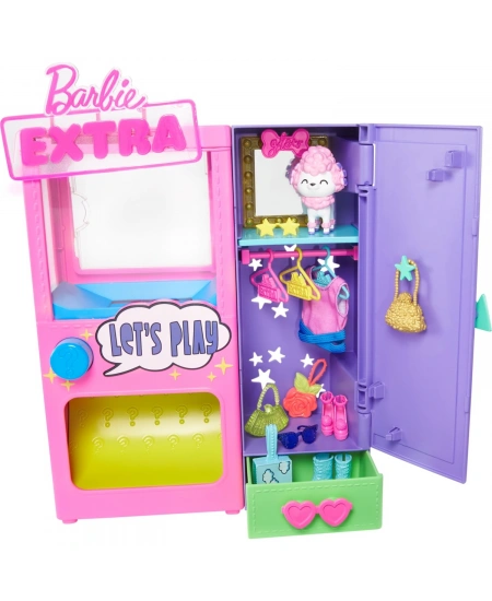 BARBIE EXTRA KIYAFET OTOMATI OYUN SETİ DHL