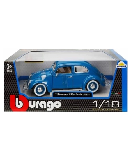 BURAGO 1/18 VW KAFER BEETLE 1955