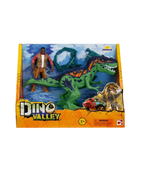 DİNO VALLEYFİGÜRLÜ OYUN SETİ-GRİ DİNAZOR