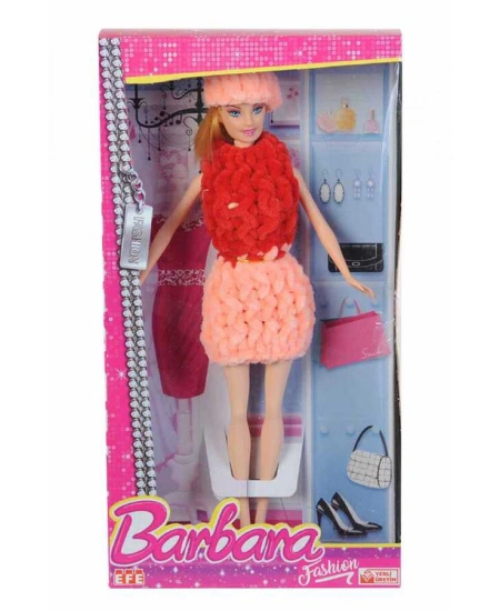 EFE ÖRME KIYAFETLİ ŞAPKALI BEBEK
