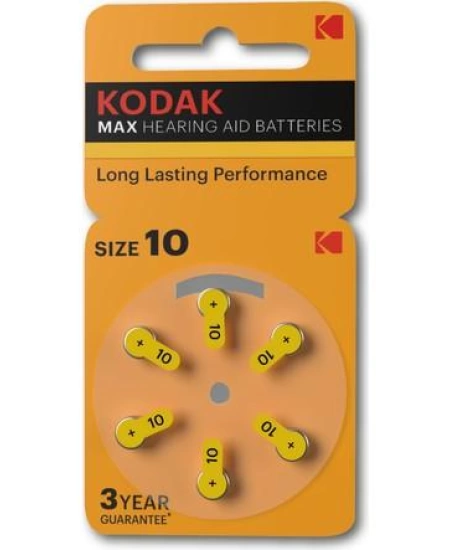 KODAK 10 NUMARA KULAKLIK PİLİ