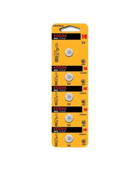KODAK CR-1616 PİL 5 Lİ AMBALAJ