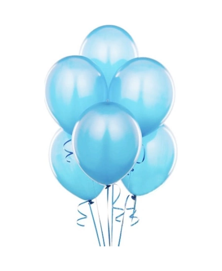 ERBY METALİK AÇIK MAVİ BALON