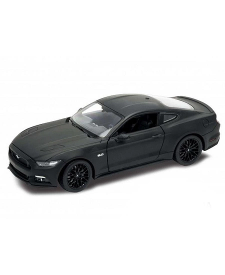 WELLY 1/24 15 FORD MUSTANG MATTE BLACK 24062