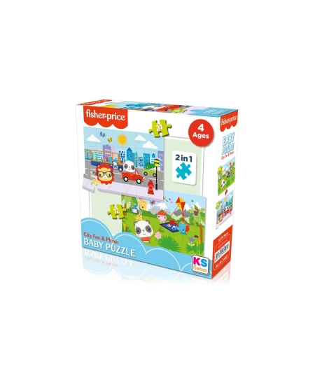 KS BABY PUZZLE CİTY FUN & PİCNİC 2İN1