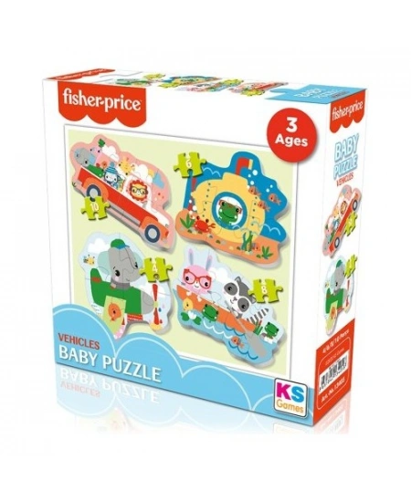 KS BABY PUZZLE VEHICLES 4İN1