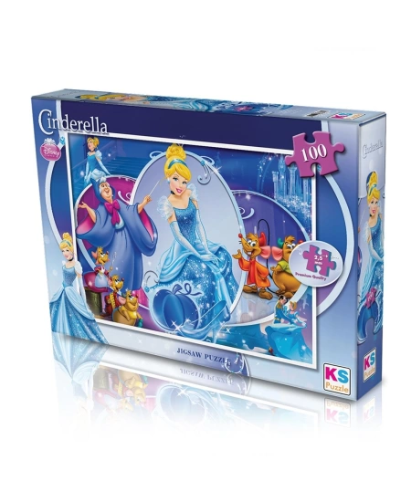 KS GAMES CİNDİRELLA 100 PARÇA PUZZLE