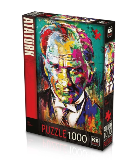 KS GAMES 1000 PARÇA PUZZLE ATATÜRK ULU ÖNDER