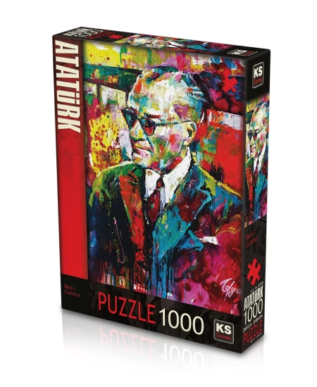 KS GAMES 1000 PARÇA PUZZLE ATATÜRK REİS-İ CUMHUR