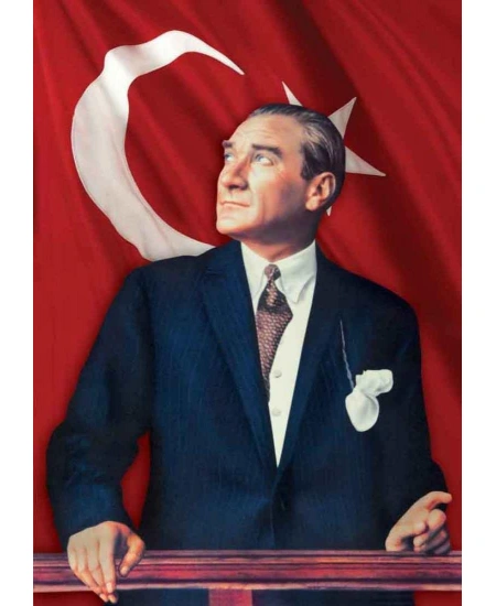 KS PUZZLE 1000 BAYRAK VE ATATÜRK (NET)