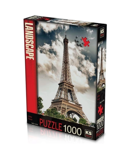 KS GAMES 1000 PARÇA PUZZLE EİFFEL TOWER PARİS