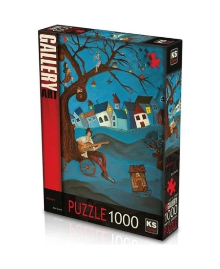 KS GAMES 1000 PARÇA PUZZLE MESKEN