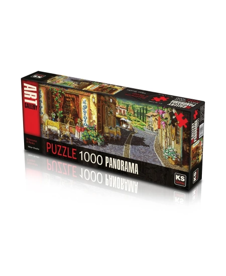 KS GAMES 1000 PARÇA PUZZLE PANORAMİK RİSTOTANTE II PAİOLO