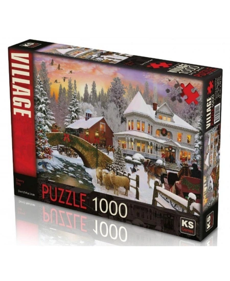 KS PUZZLE 1000 PRÇ SNOWY DAY (NET)