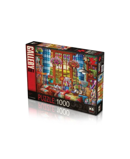 KS GAMES 1000 PARÇA PUZZLE STİTCHİNG ROOM