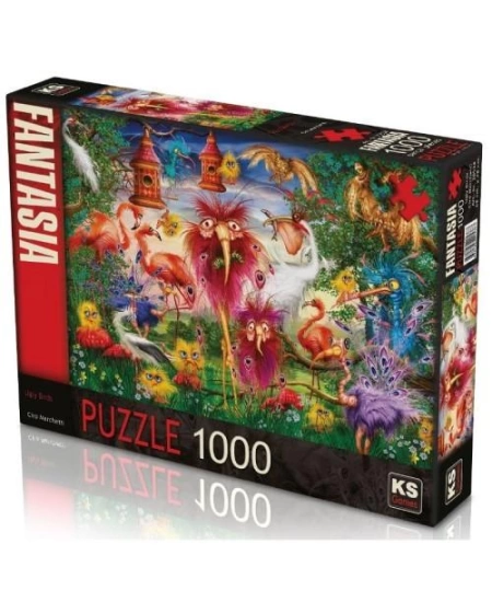 KS GAMES 1000 PARÇA PUZZLE  UGLY BİRDS