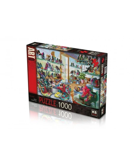 KS PUZZLE 1000 SHOE SHOP (NET)