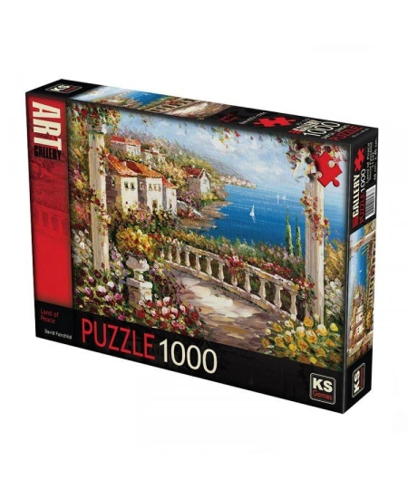 KS GAMES 1000 PARÇA PUZZLE SPRİNG BLUES LAND OF PEACE