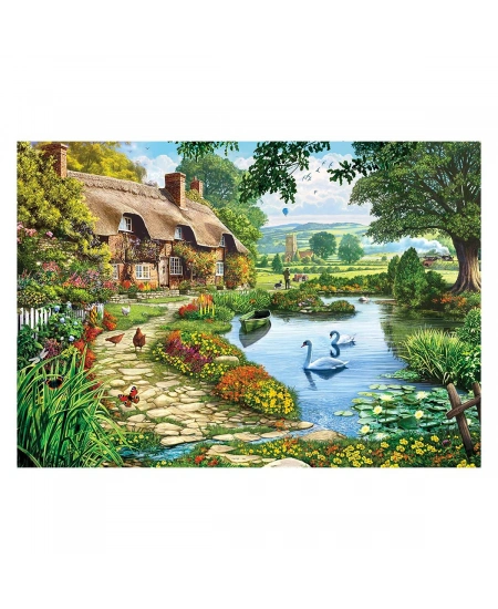 KS PUZZLE 1500 COTTAGE BY THE LAKE (NET)