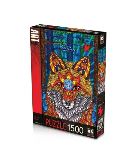 KS GAMES 1500 PARÇA PUZZLE ELECTRİC FOREST