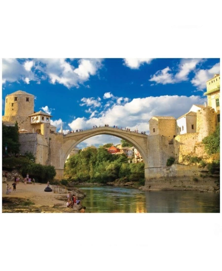 KS PUZZLE 500 OLD MOSTER BRİDGE BOSNA HERSEK (NET)