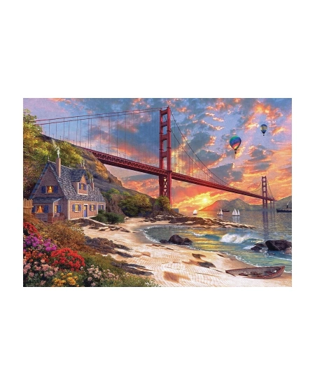 KS PUZZLE 500 SUNSETA AT GOLDEN GATE (NET)