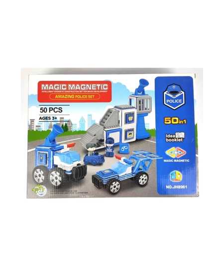KZLKY MAGNETİK POLİS SERİSİ 50 PRÇ