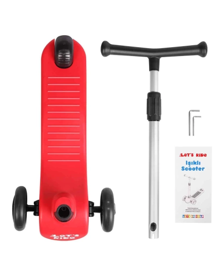 LETS RİDE SCOOTER KIRMIZI