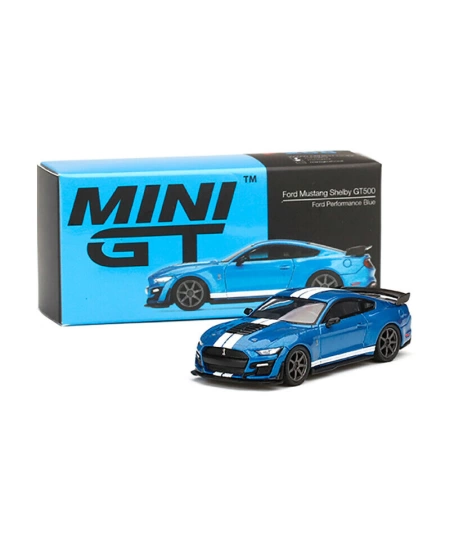 MINI GT FORD MUSTANG SHELBY GT 500 FORD BLUE